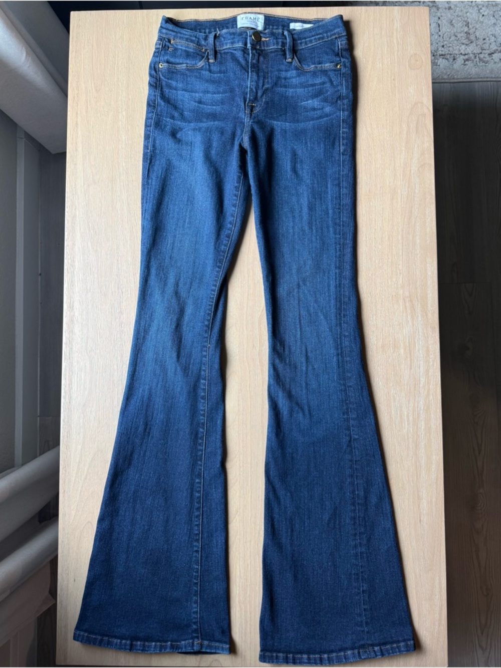 Frame Denim Women's High Flare Jeans Blue Size 27